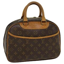 Louis Vuitton-LOUIS VUITTON Monogram Trouville Hand Bag M42228 LV Auth yk8370b-Monogram