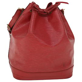 Louis Vuitton-LOUIS VUITTON Epi Noe Shoulder Bag Red M44007 LV Auth 52708-Red