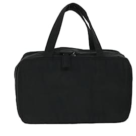 Prada-PRADA Hand Bag Nylon Black Auth bs8054-Black
