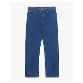 Jeans Sandro in cotone blu taglio dritto Blu