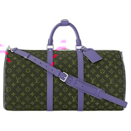 Louis Vuitton-LV Keepall 50 with fuchsia-Fuschia