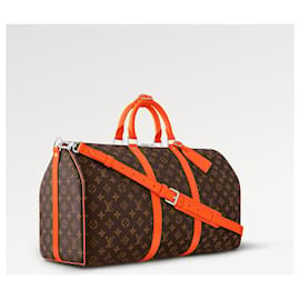 Louis Vuitton-LV Keepall 50 with orange-Orange
