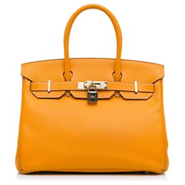 Hermès-Hermès Orange 2012 Epsom Birkin Retourné 30-Orange