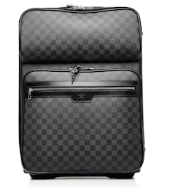 Louis Vuitton-Louis Vuitton Black Damier Graphite Pegase Business 55-Black