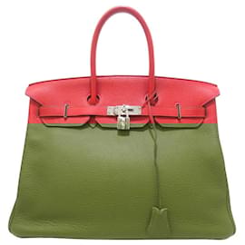Hermès-HERMES BIRKIN 35-Red