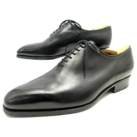 JM Weston-JM WESTON RICHELIEU CYCLING FLORA SHOES 404 11E 46 LEATHER+ SHOE STREET-Black