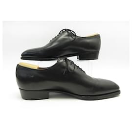 JM Weston-JM WESTON RICHELIEU CYCLING FLORA SHOES 404 11E 46 LEATHER+ SHOE STREET-Black