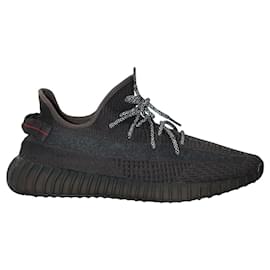 Autre Marque-ADIDAS YEEZY BOOST 350 V2 Sneakers in 'Onyx' Black Synthetic-Black