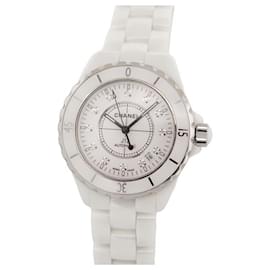 Chanel-NEW CHANEL J WOMEN'S WATCH12 H1629 38 MM DIAMONDS AUTOMATIC NEW WATCH-White