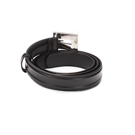 Gucci-Gucci Leather G Buckle Belt  Leather Belt in Excellent condition-Black