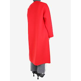 Jil Sander-Red coat with side-slits - size DE 34-Red