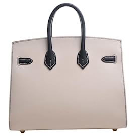 Hermès-HERMES BIRKIN 25-Beige