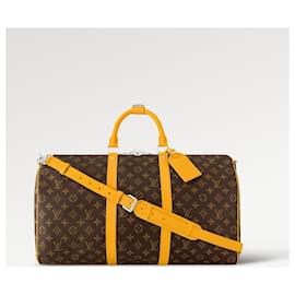 Louis Vuitton-LV Keepall 50 with yellow-Yellow