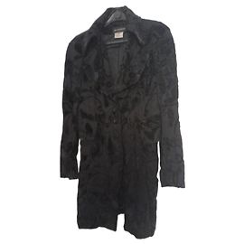 Ann Demeulemeester Abrigos, Ropa de calle Negro