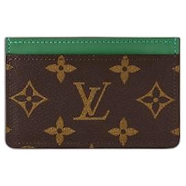 Louis Vuitton-LV Card Holder new with green-Green