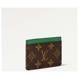 Louis Vuitton-LV Card Holder new with green-Green
