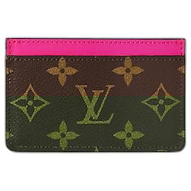 Louis Vuitton-LV Card Holder with fuchsia-Fuschia
