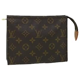 Louis Vuitton-Louis Vuitton Monogram Poche Toilette 19 Pouch M47544 LV Auth ep1597-Monogram