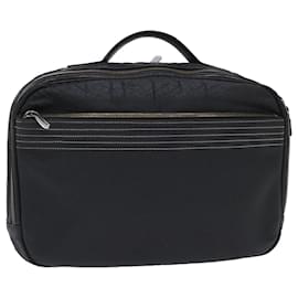 Loewe-LOEWE Anagram Hand Bag Leather 2way Black Auth bs7764-Black