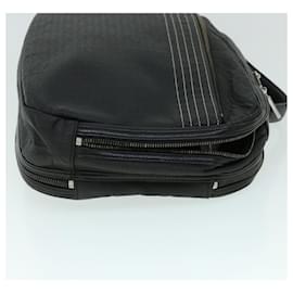Loewe-LOEWE Anagram Hand Bag Leather 2way Black Auth bs7764-Black