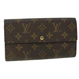 Louis Vuitton-LOUIS VUITTON Pochette con monogramma Porte Monnaie Credit Wallet M61726 auth 53429-Monogramma