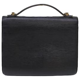 Louis Vuitton-Louis Vuitton Epi Monceau 28 Hand Bag 2Way Black M52122 LV Auth 52004-Black