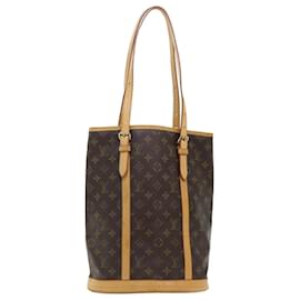 Louis Vuitton-LOUIS VUITTON Monogram Bucket GM Shoulder Bag M42236 LV Auth 52506-Monogram