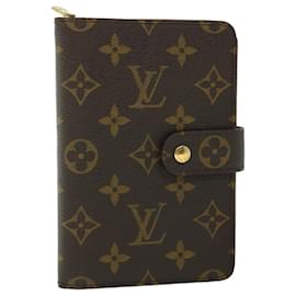 Louis Vuitton-LOUIS VUITTON Monogram Porte Papier Portafoglio con zip M61207 LV Auth ep1564-Monogramma