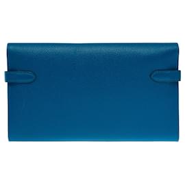 Hermès-Accessoire HERMES Kelly en Cuir Bleu - 101320-Bleu