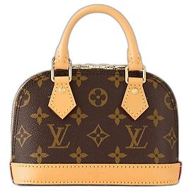 Louis Vuitton Monogramma LV Alma Nano Marrone