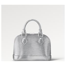 Louis Vuitton-LV Alma Nano epi silver colour-Silvery