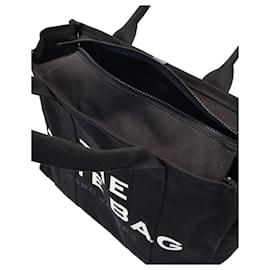 Marc Jacobs-The Large Tote Bag - Marc Jacobs -  Black - Cotton-Black