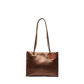 Loewe-Mini sac cabas en cuir métallisé-Autre