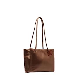 Loewe-Mini sac cabas en cuir métallisé Loewe Sac à main en cuir en bon état-Autre