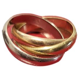 Cartier Trinity Modello grande. Misura 57 - Peso 12,23 gr Argento D'oro