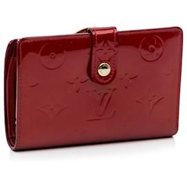 Louis Vuitton-Louis Vuitton Red Vernis French Purse-Red