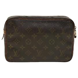 Autre Marque-Louis Vuitton Monogram Compiegne 23 Clutch Bag M51847 LV Auth 42769-Brown