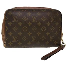 Autre Marque-LOUIS VUITTON Monogram Orsay Clutch Bag M51790 LV Auth 40783-Brown