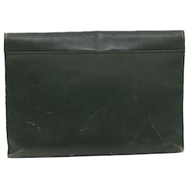 Autre Marque-LOUIS VUITTON Taiga Clutch Bag Epicea LV Auth 35910-Green