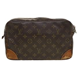Autre Marque-Louis Vuitton Monogram Compiegne 28 Clutch Bag M51845 LV Auth 42507-Brown