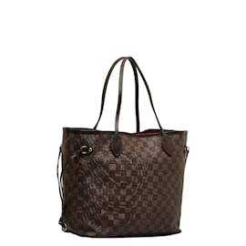 Louis Vuitton-Damier Ebene Neverfull MM N51105-Brown