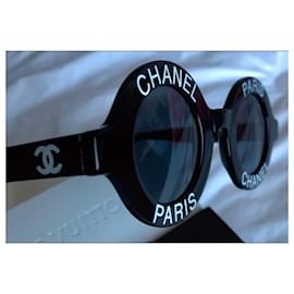 Chanel-Óculos de sol-Preto