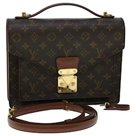 Louis Vuitton-Louis Vuitton Monogram Monceau 28 Hand Bag 2way M51185 LV Auth 52583-Monogram