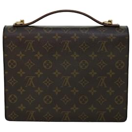 Louis Vuitton-Louis Vuitton Monogram Monceau 28 Hand Bag 2way M51185 LV Auth 52583-Monogram