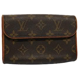 Louis Vuitton-LOUIS VUITTON Monogram Pochette Florentine Waist bag M51855 LV Auth 53160-Monogram