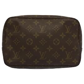 Louis Vuitton-Louis Vuitton Monogram Trousse Toilette 23 Clutch Bag M47524 LV Auth 53038-Monogram