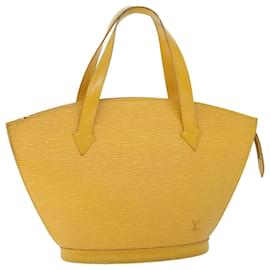 Louis Vuitton-LOUIS VUITTON Epi Saint Jacques Hand Bag Yellow M52279 LV Auth 53957-Yellow