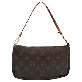 Louis Vuitton-LOUIS VUITTON Monogram Pochette Accessoires Pouch M51980 LV Auth 53148-Monogram