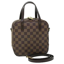 Louis Vuitton-LOUIS VUITTON Damier Ebene Spontini Handtasche SP Bestellnr48021 LV Auth 52976BEIM-Andere