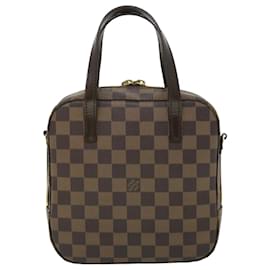 Louis Vuitton-LOUIS VUITTON Damier Ebene Spontini Hand Bag SP Order N48021 LV Auth 52976a-Other
